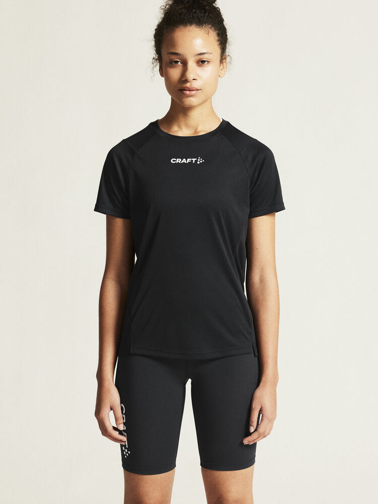 Hlíð - Stutterma bolur - Svartur