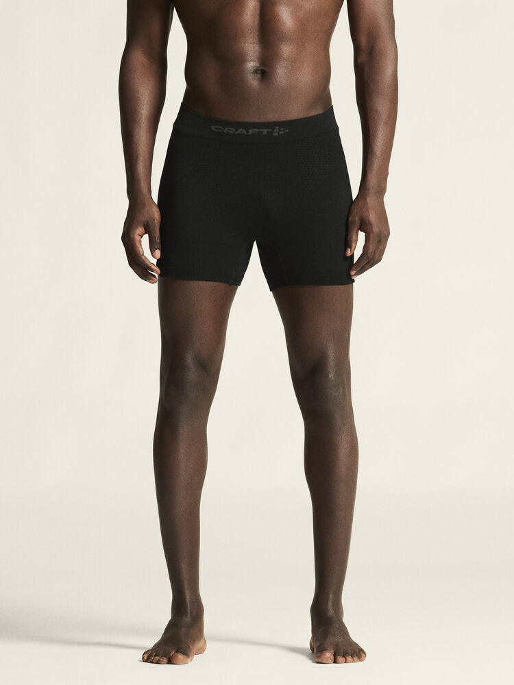 Ullarnærbuxur Boxer án sauma - herrasnið