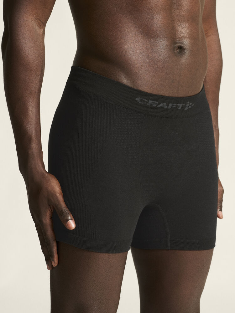 Ullarnærbuxur Boxer án sauma - herrasnið