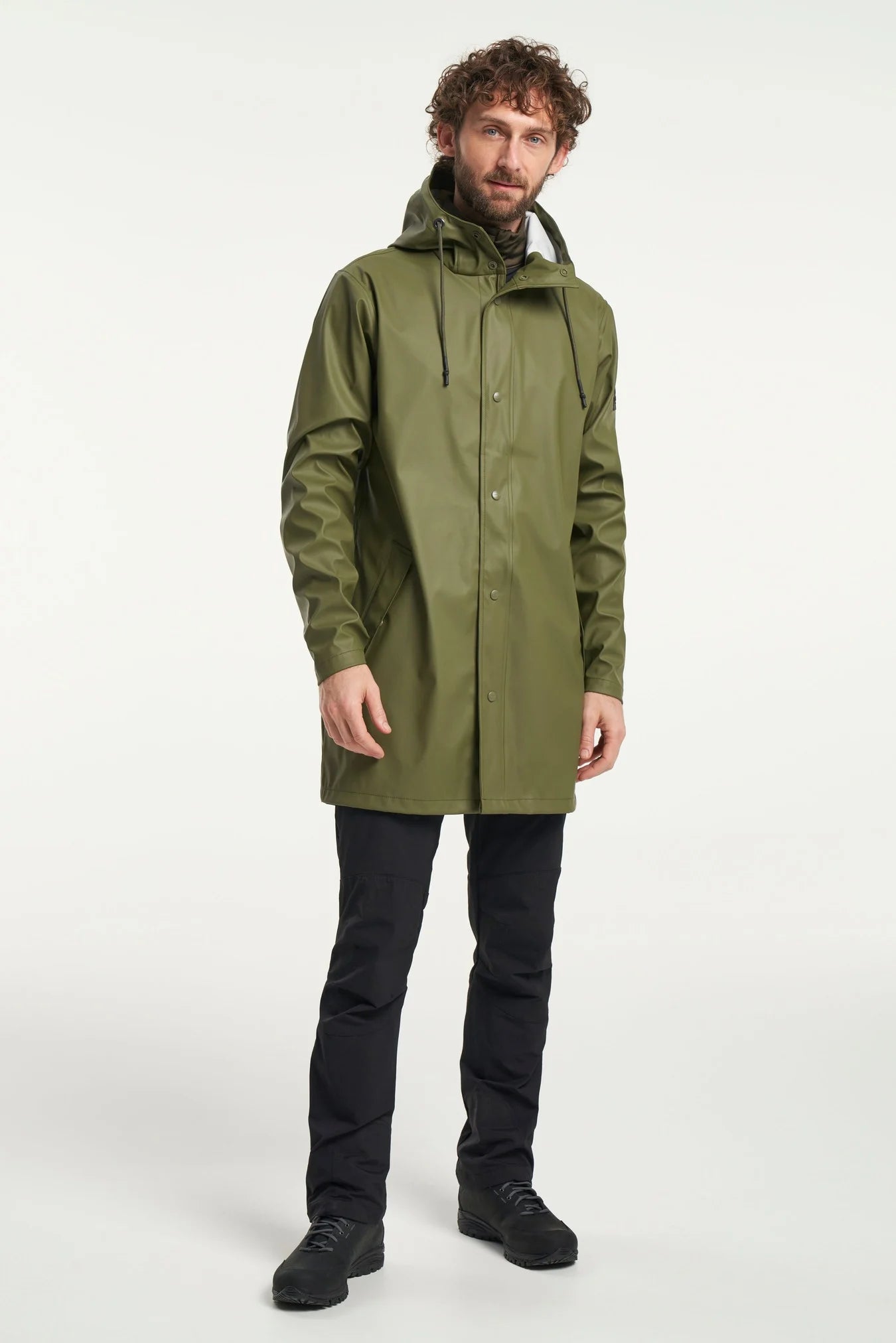 TENSON - Apelviken PU Coat - Olive - M