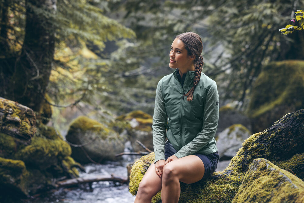 Stealth jakki  - grænn- dömusnið