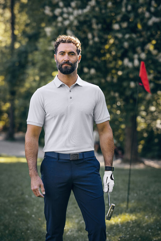 C&B - Virtue Polo - Silver - Dömu og herrasnið