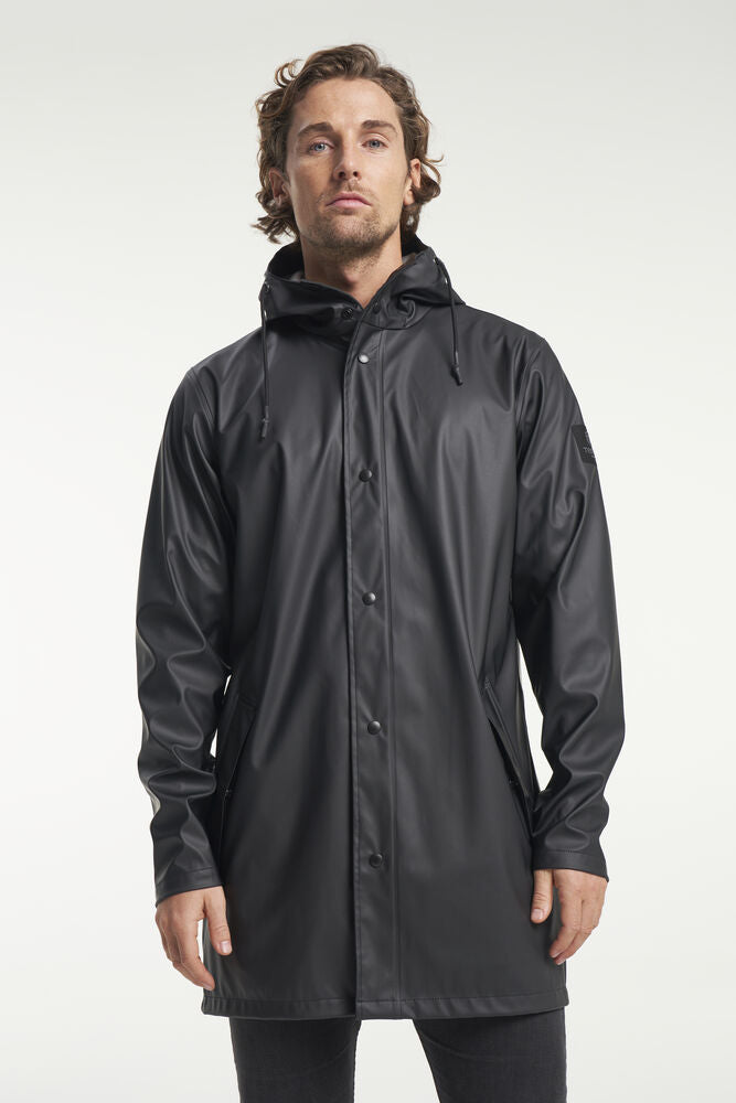 TENSON - Apelviken PU Coat Black - M