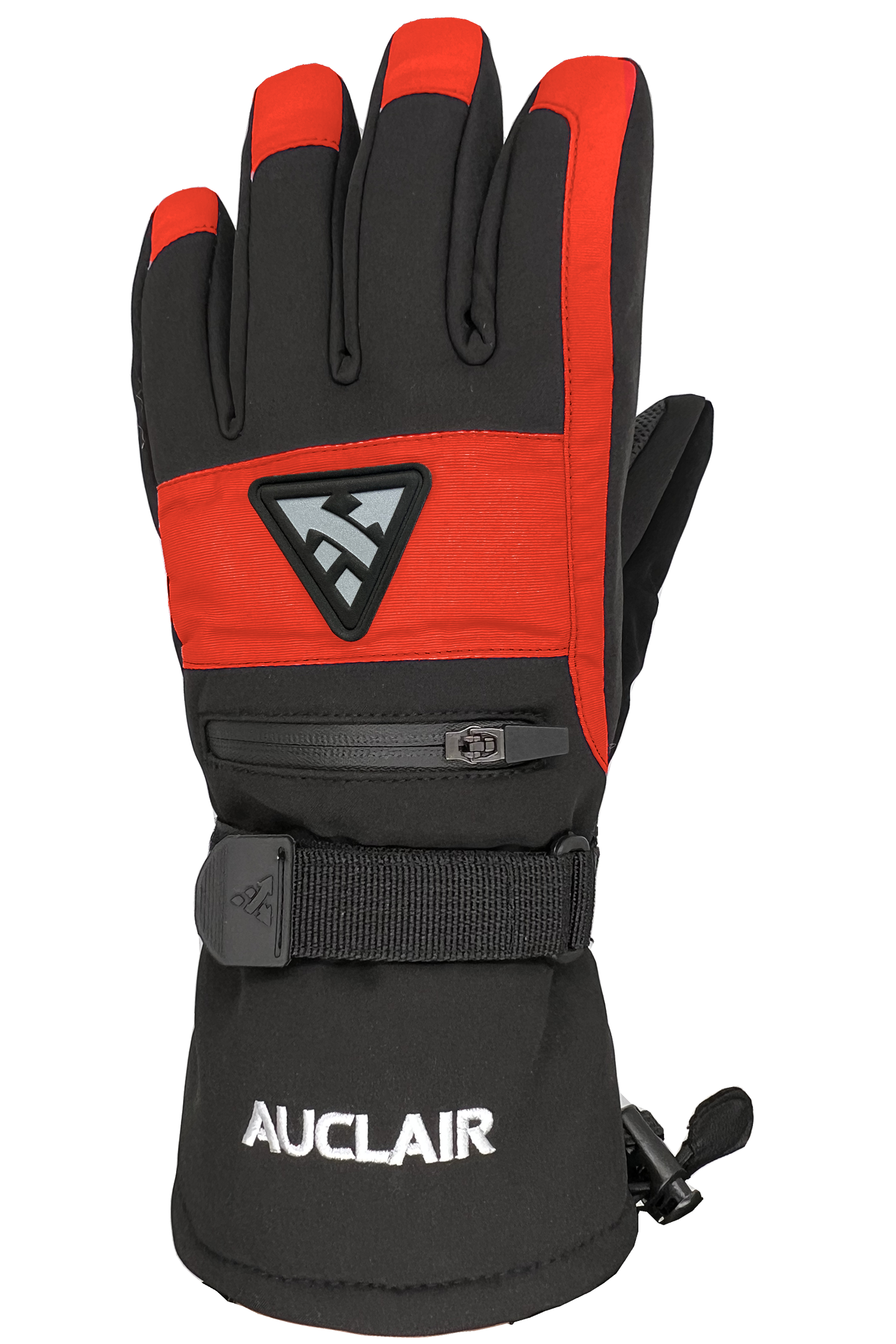 AUCLAIR - Explorer barnahanskar - svartir/rauðir