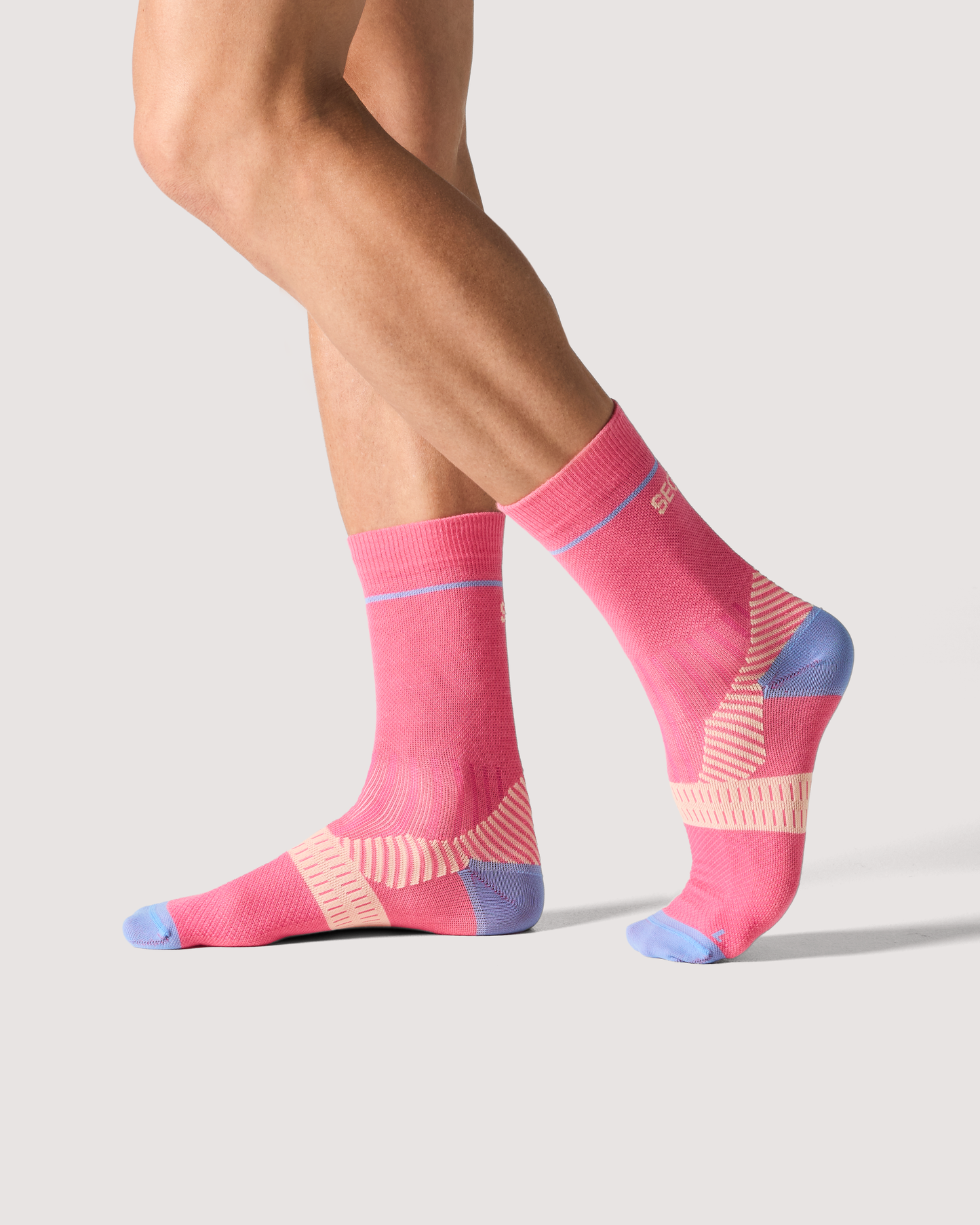 SEGER - Hlaupasokkar - Trail Light - bleikir