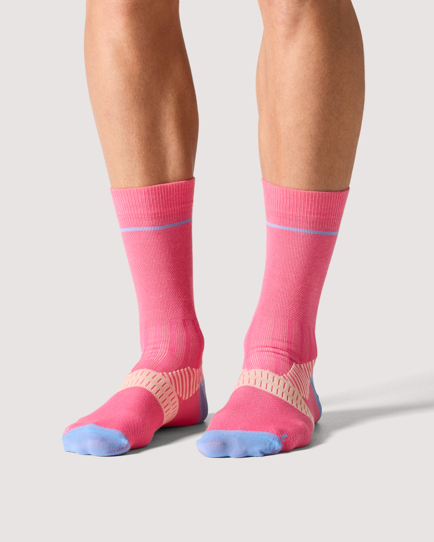 SEGER - Hlaupasokkar - Trail Light - bleikir