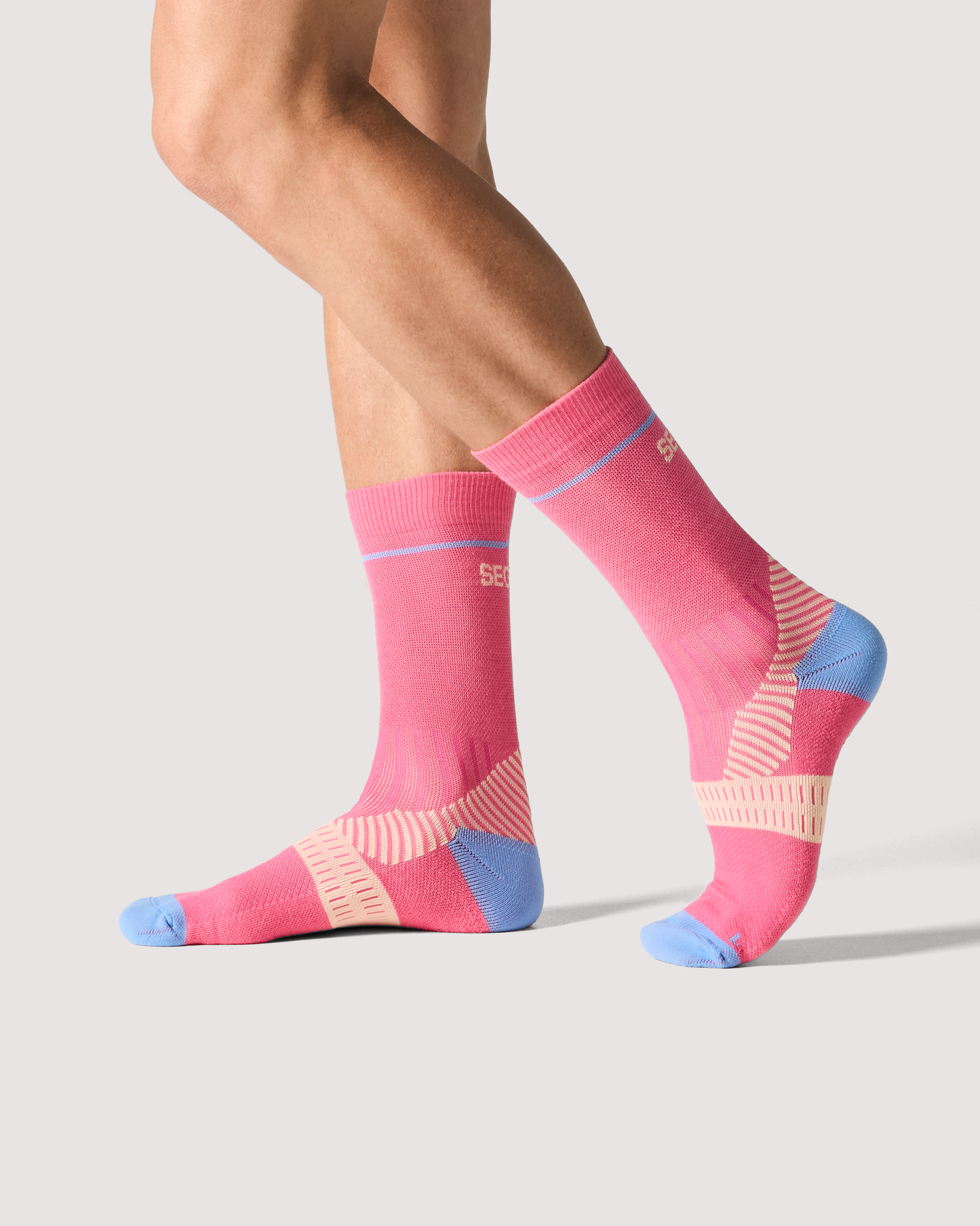 SEGER - Hlaupasokkar - Trail - bleikir