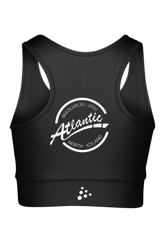Atlantic Jiu Jitsu - toppur - kvenna - svartur
