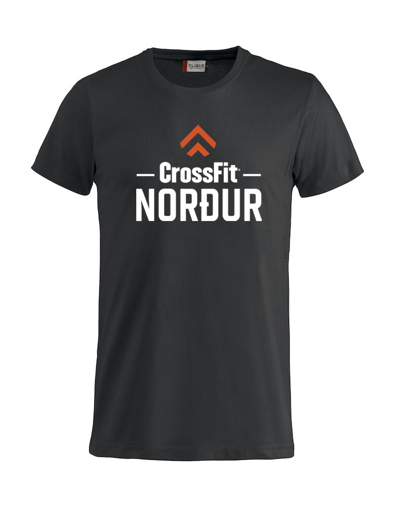 NORÐUR Crossfit - Bómullarbolur - Svartur - Barna & Unisex