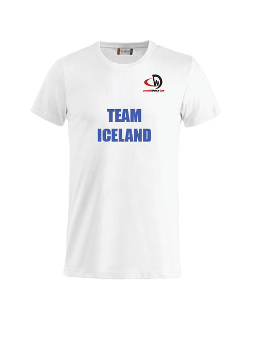 DWC 26 - Bómullarbolur - hvítur - allar stærðir - HÆGT AÐ VELJA MERKINGU Á BAK