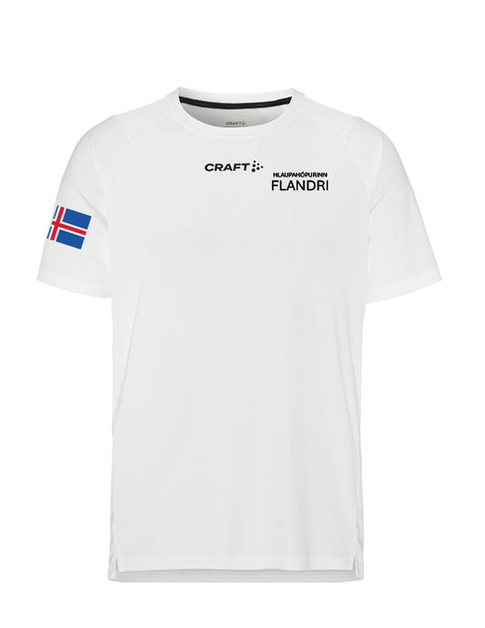 FLANDRI - Rush 2.0 stutterma æfingabolur - hvítur - allar stærðir