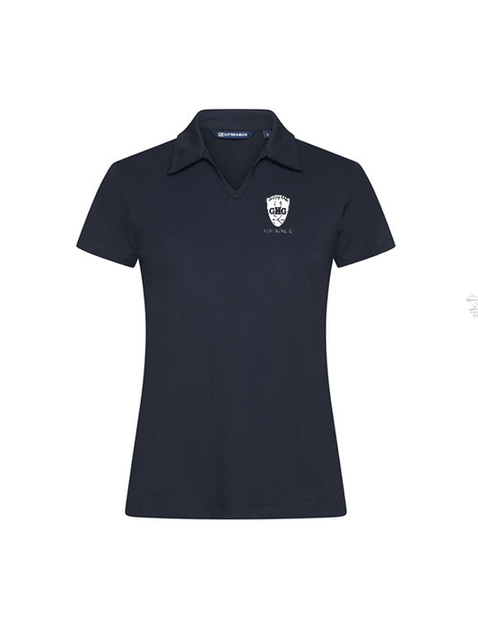 GHG - Virtue polo V-neck bolur  - navy - dömusnið