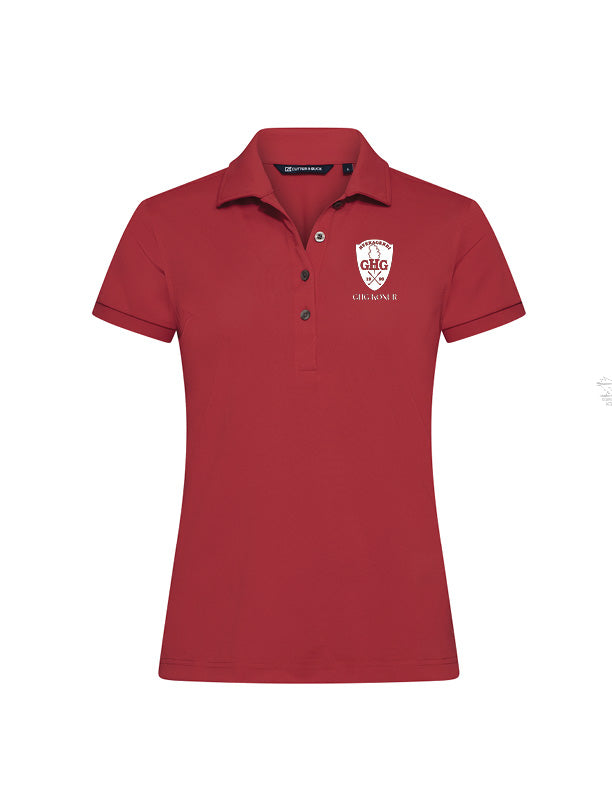 GHG KONUR - Virtue Polo - Red - Dömu- og herrasnið