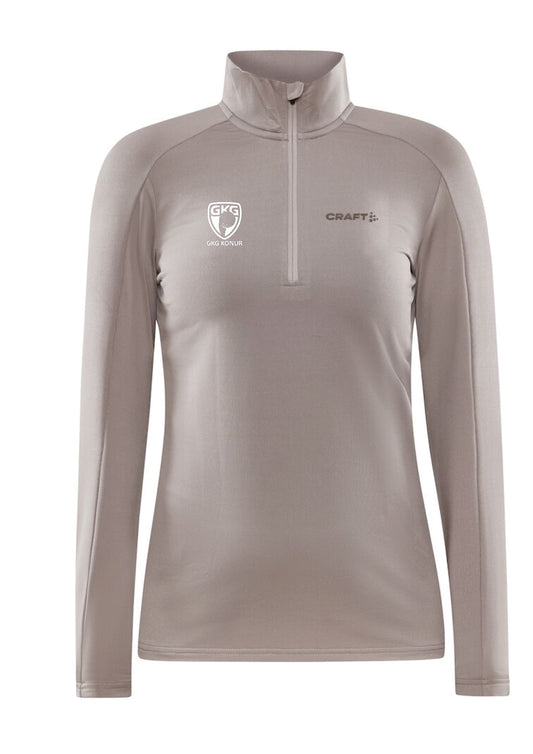 GKG - Core Gain hálfrennd hlý peysa  - beige - dömustærðir