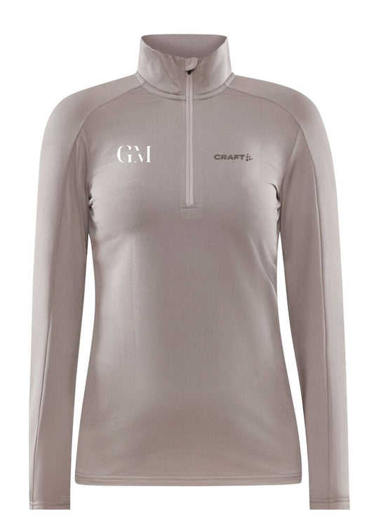 GM KONUR - Core Gain hálfrennd hlý peysa  - beige - dömustærðir