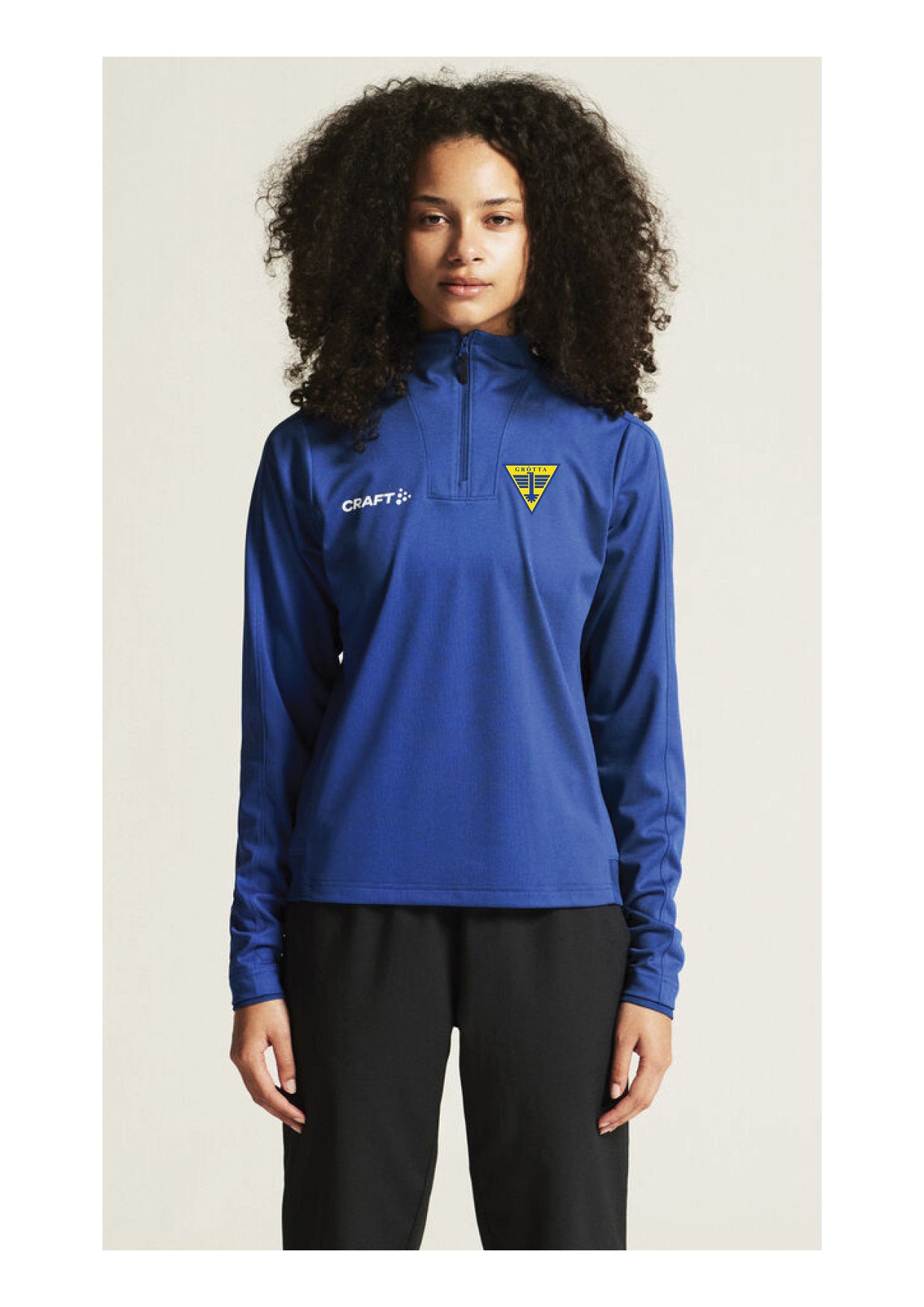 Grótta - Evolve 2.0 hálfrennd Peysa - Blá