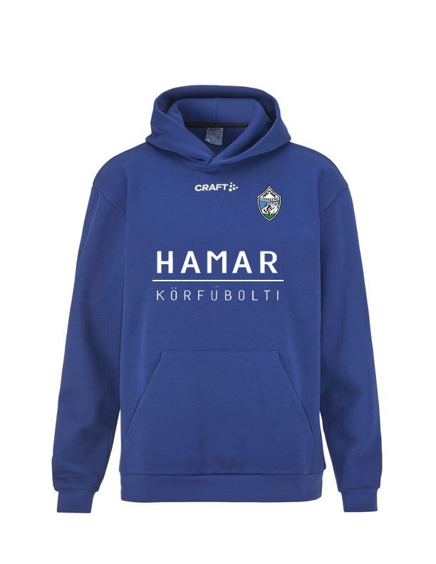 Hamar körfubolti -  Hettupeysa með stóru merki - allar stærðir