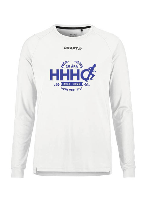 AFMÆLISÚTGÁFA - Síðerma bolur - hvítur - allar stærðir