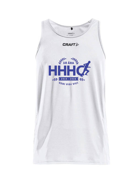 AFMÆLISÚTGÁFA - HHHC hlýrabolur - hvítur - dömu- og herrastærðir