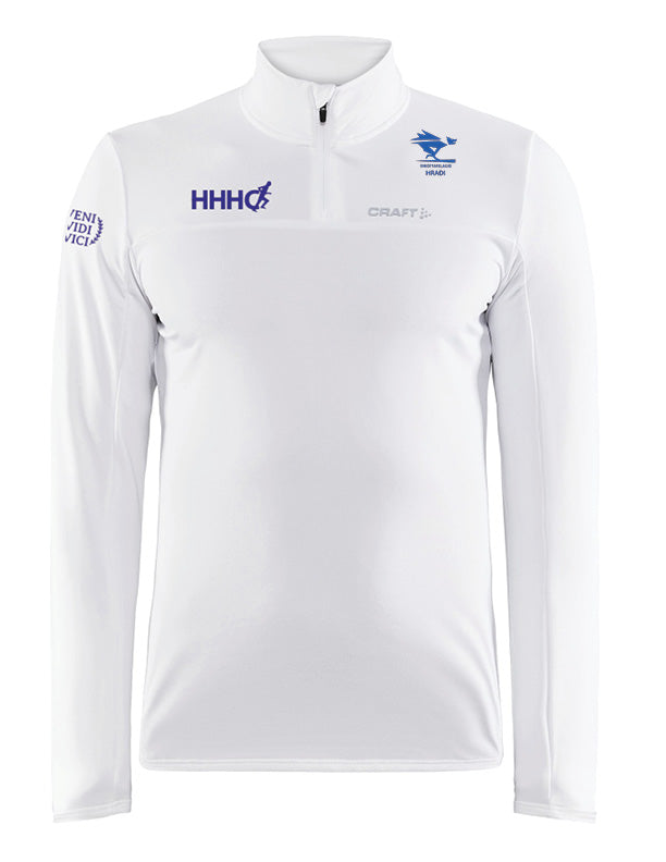 HHHC  - Hálfrennd Peysa (hlý) - herrasnið - Hvít