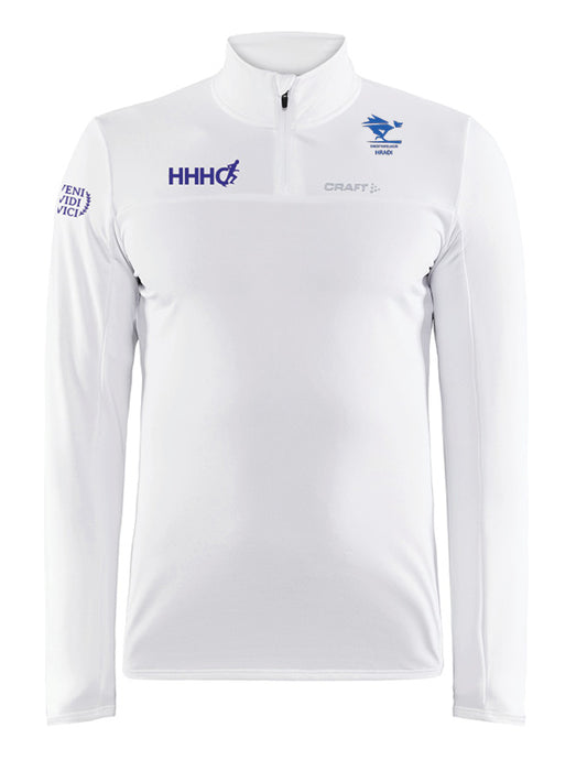 HHHC  - Hálfrennd Peysa (hlý) - herrasnið - Hvít