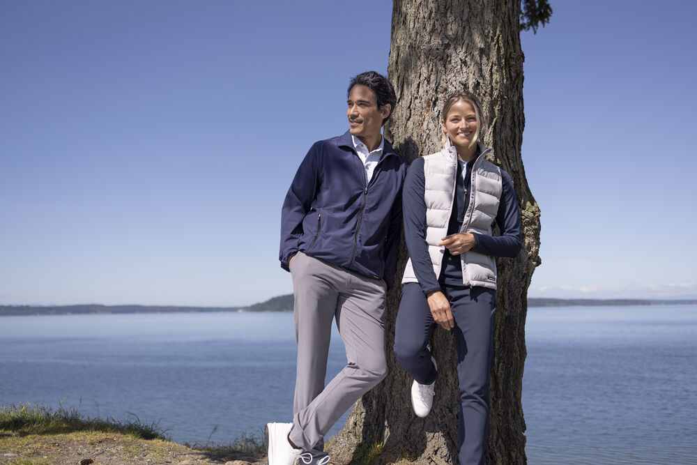 New Salish golfbuxur - herrastærðir - gráar