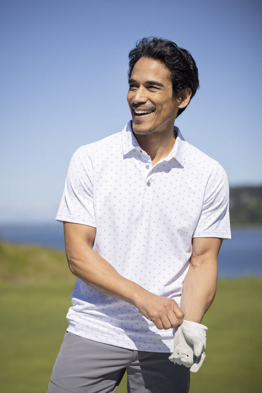 Virtue pólóbolur - hvítur - herrasnið