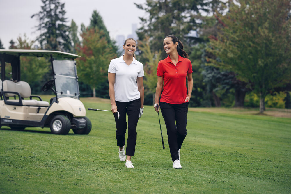 C&B - Virtue Polo - Red - Dömu- og herrasnið