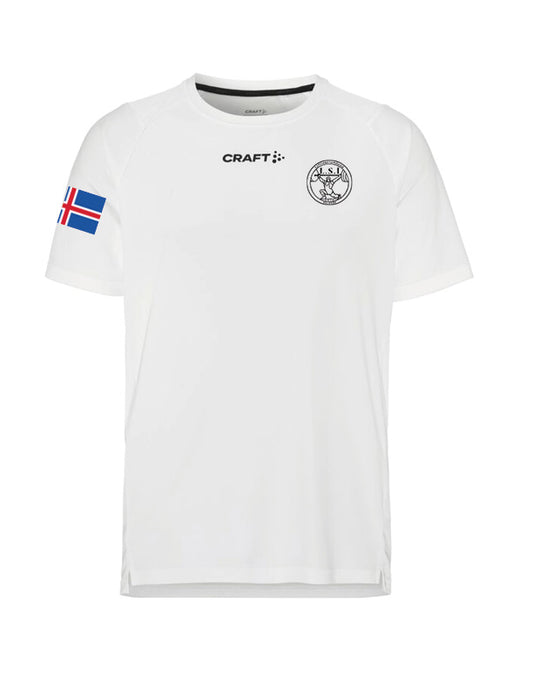 LSÍ - Stuðningsmannabolur - allar stærðir - hvítur