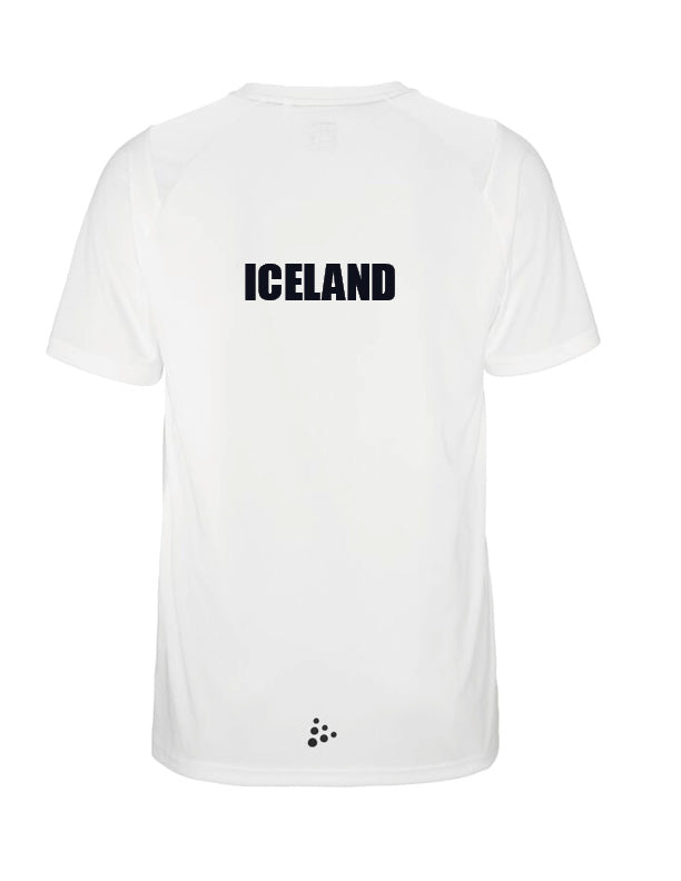 LSÍ - Stuðningsmannabolur - allar stærðir - hvítur