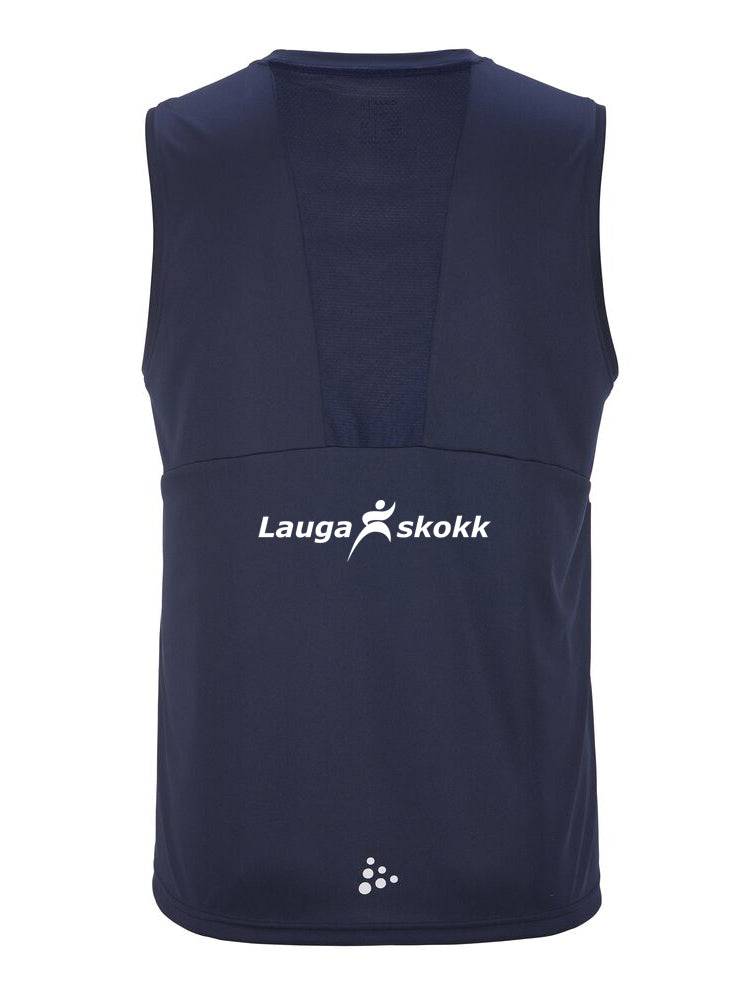 LAUGASKOKK - Hlýrabolur - Navy - Allar stærðir