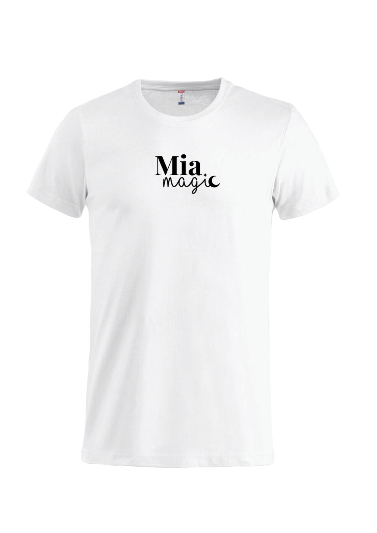 MÍA MAGIC - Stutterma bómullarbolur - hvítur - allar stærðir