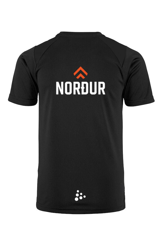 NORÐUR Stutterma Bolur 2.0 - Svartur