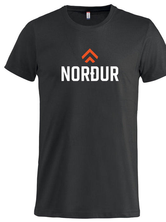 NORÐUR Crossfit - Bómullarbolur - Svartur - Barna & Unisex