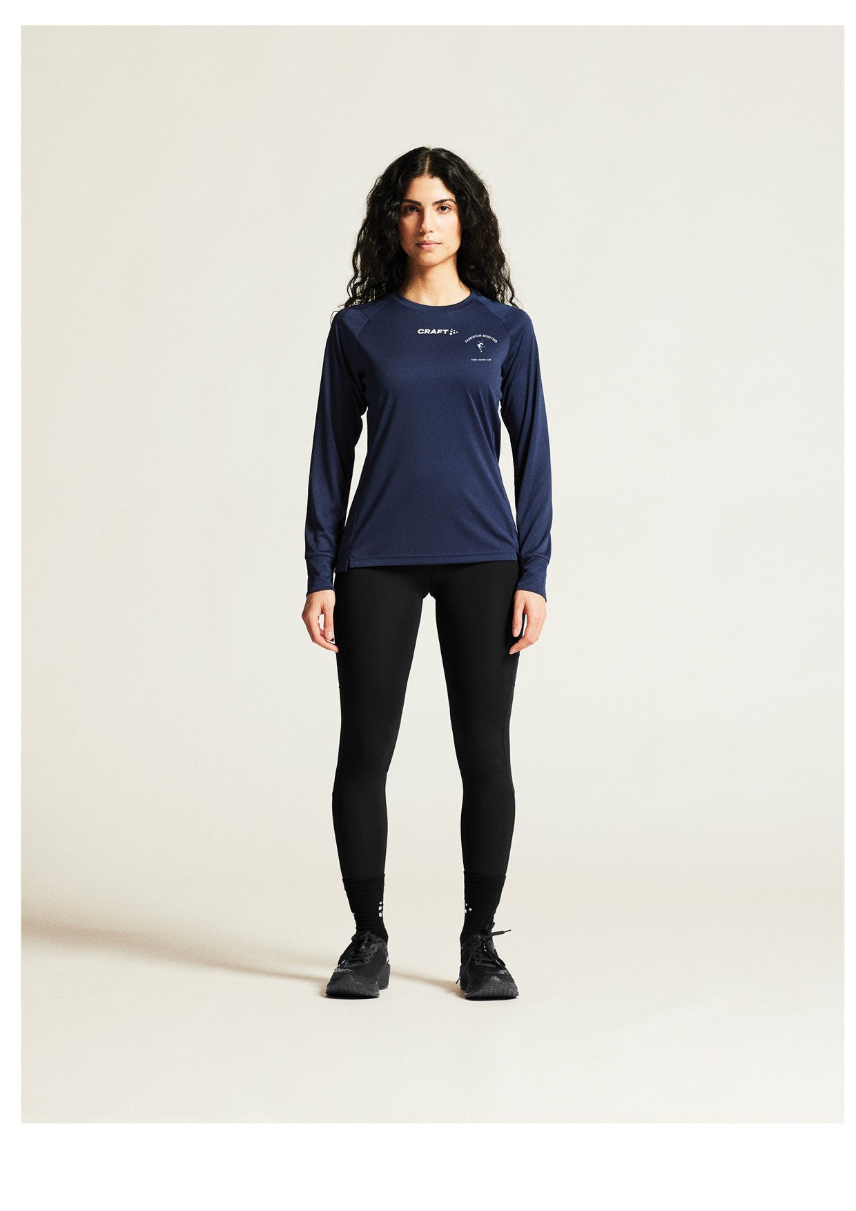 SA - Síðerma bolur - dökkblár - allar stærðir