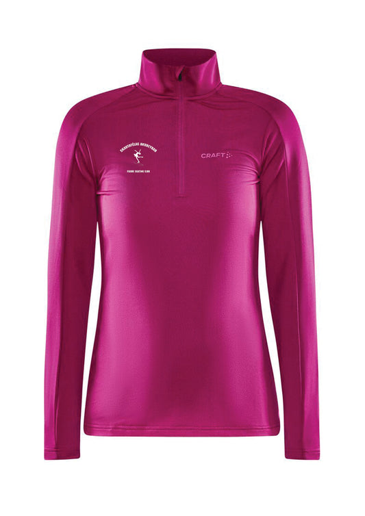 SA - Core Gain hálfrennd peysa (hlý) - bleik - dömustærðir