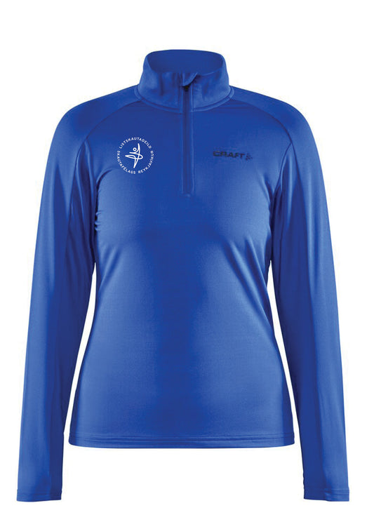 SR - Core Gain hálfrennd peysa (hlý) - blá- dömu- og herrastærðir