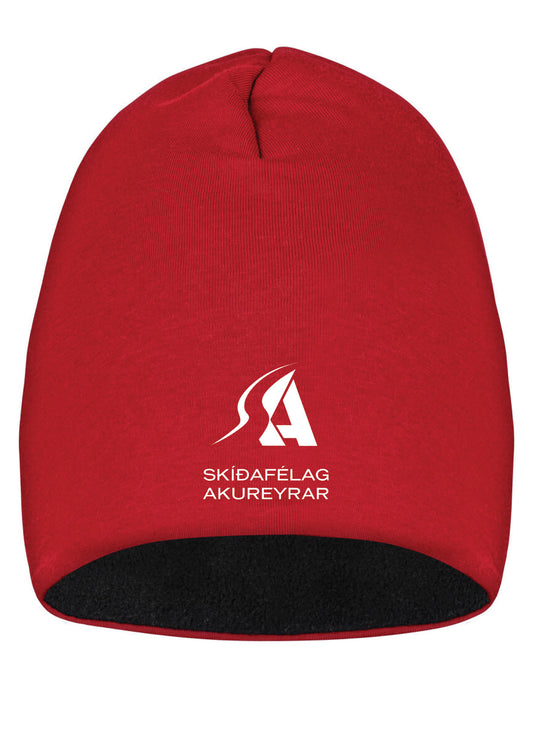 SKÍÐAFÉLAG AKUREYRAR - Húfa - rauð