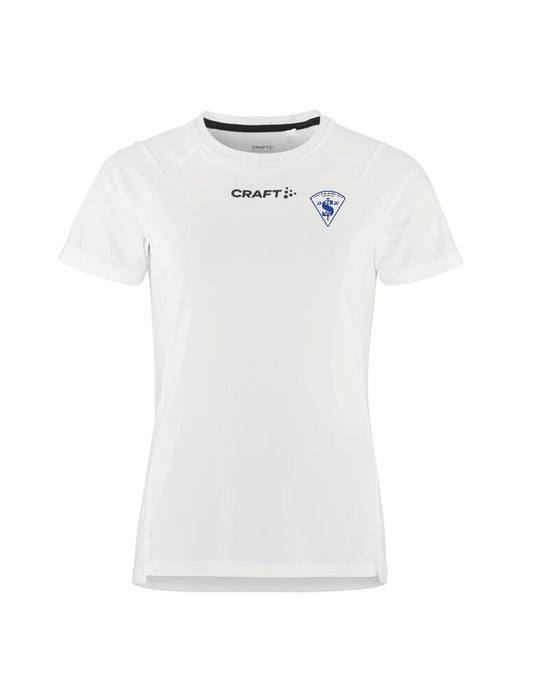 SKÍÐAFÉLAG SIGLUFJARÐAR - Stutterma æfingabolur - allar stærðir - hvítur