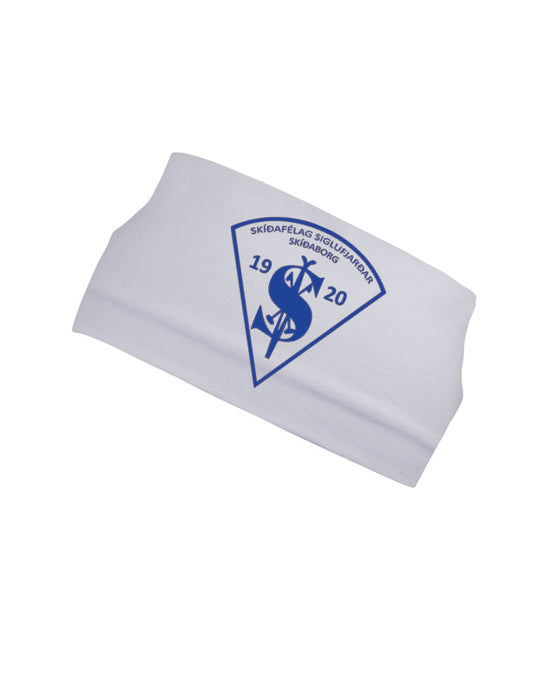 SKÍÐAFÉLAG SIGLUFJARÐAR - Eyrnaband - hvítt (ein stærð)