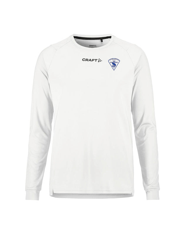 SKÍÐAFÉLAG SIGLUFJARÐAR - Síðerma æfingabolur - allar stærðir - hvítur