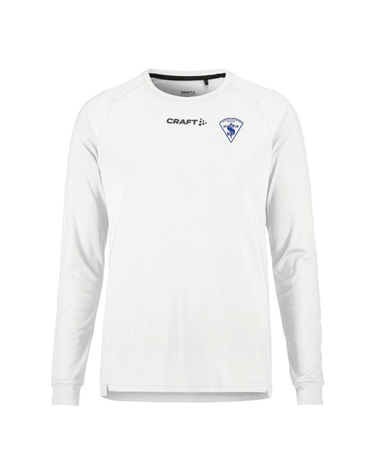 SKÍÐAFÉLAG SIGLUFJARÐAR - Síðerma æfingabolur - allar stærðir - hvítur