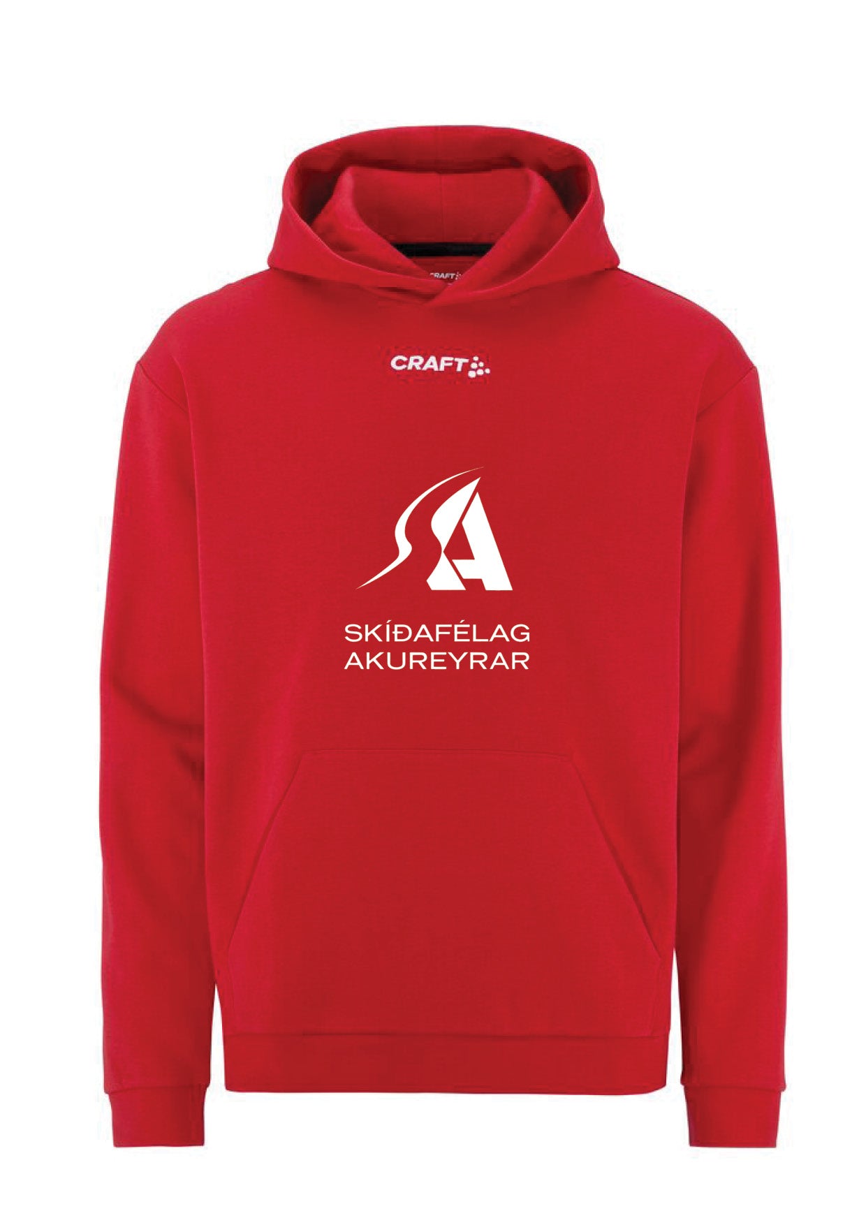 SKÍÐAFÉLAG AKUREYRAR - Hettupeysa 2.0 með stóru merki - allar stærðir