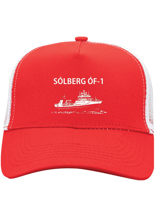 SÓLBERG ÓF-1 - Derhúfa - rauð - ein stærð