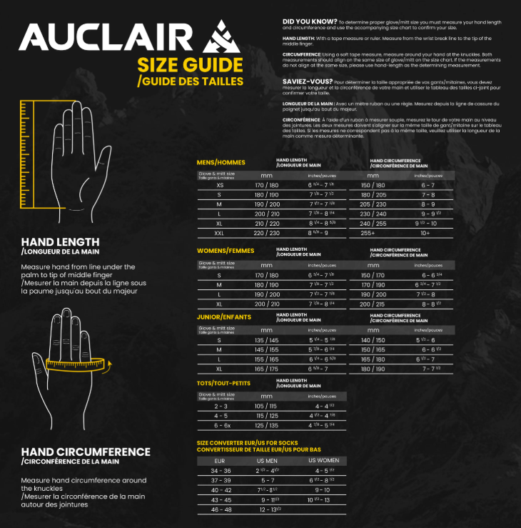 AUCLAIR - FROSTY ZIP barnalúffur - dökkbláar