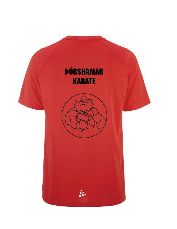 ÞÓRSHAMAR KARATE - Stutterma bolur - rauður - allar stærðir