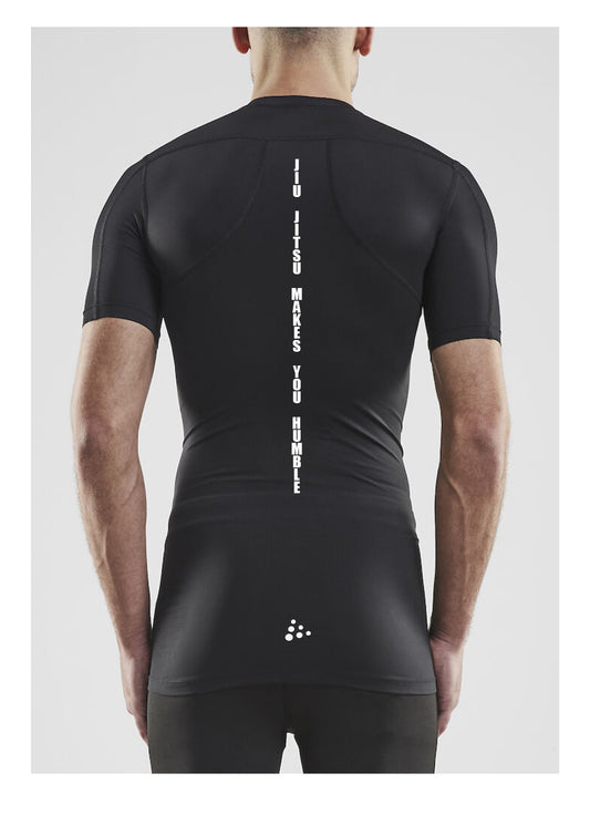 JIU-JITSU MAKES YOU HUMBLE - NOGI rash guard - stutterma svartur