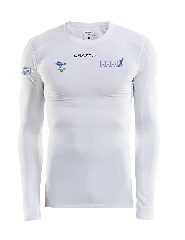 HHHC - Compression Síðerma toppur -  Unisex - Hvítur