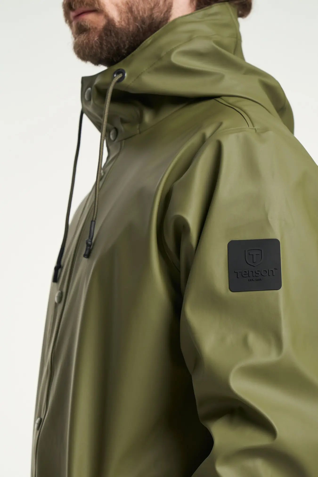 TENSON - Apelviken PU Coat - Olive - M