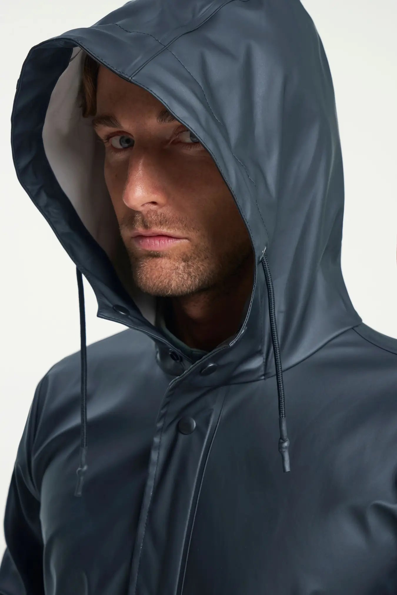 TENSON - Apelviken PU Coat - Dökk blá - M